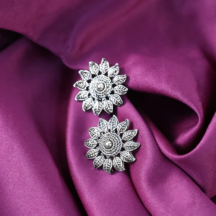 Antique Silver Earring Set of 3 NVR-0034