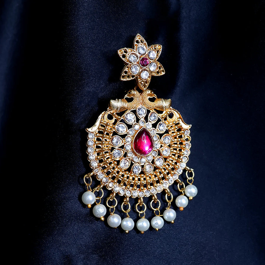 Traditional Kundan Earrings NVR-0067