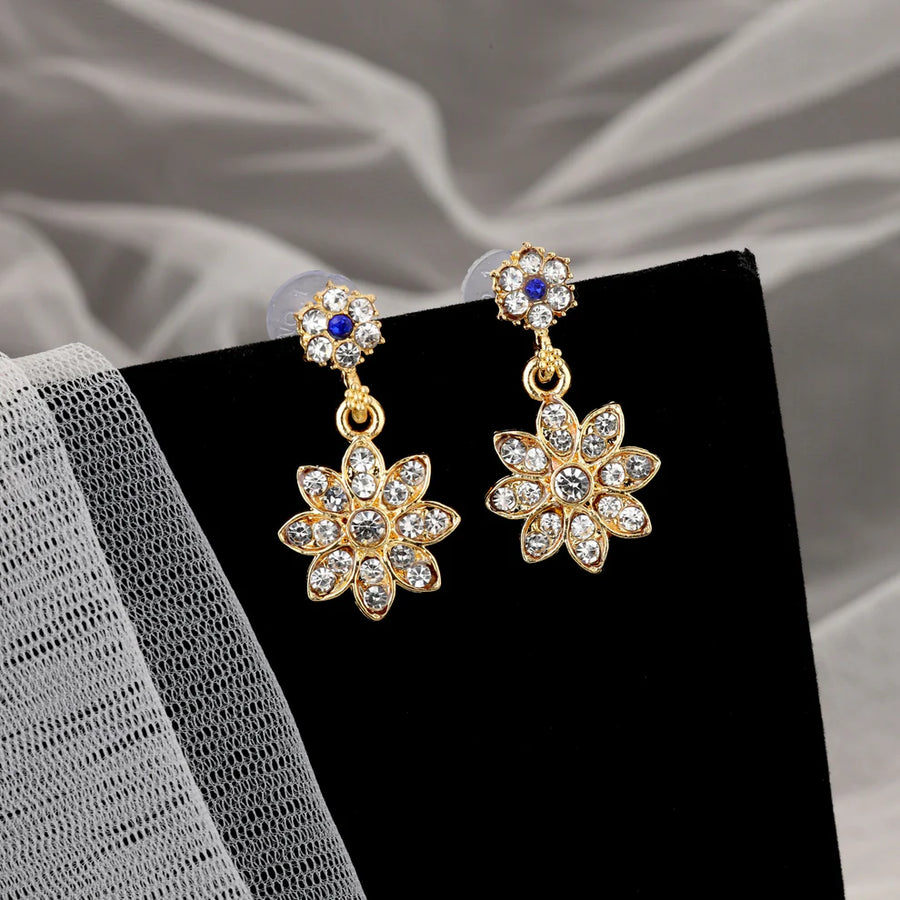 Floral Gold-Plated Necklace Set NVR-0121