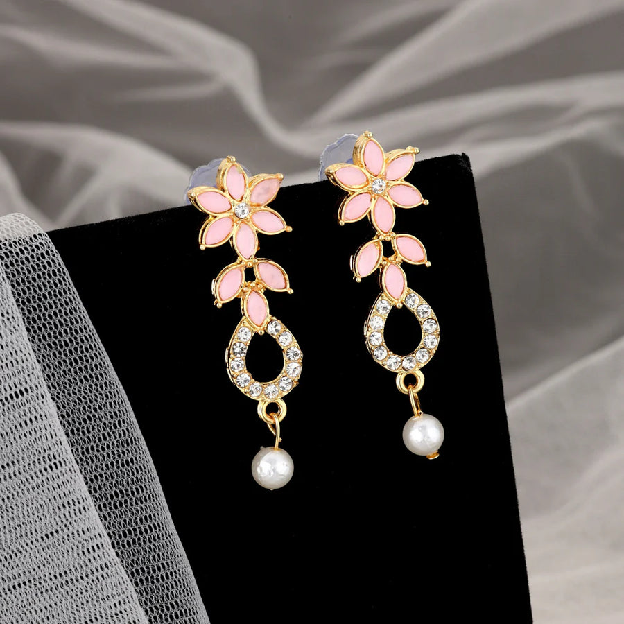 Elegant Floral Necklace Set NVR-0122