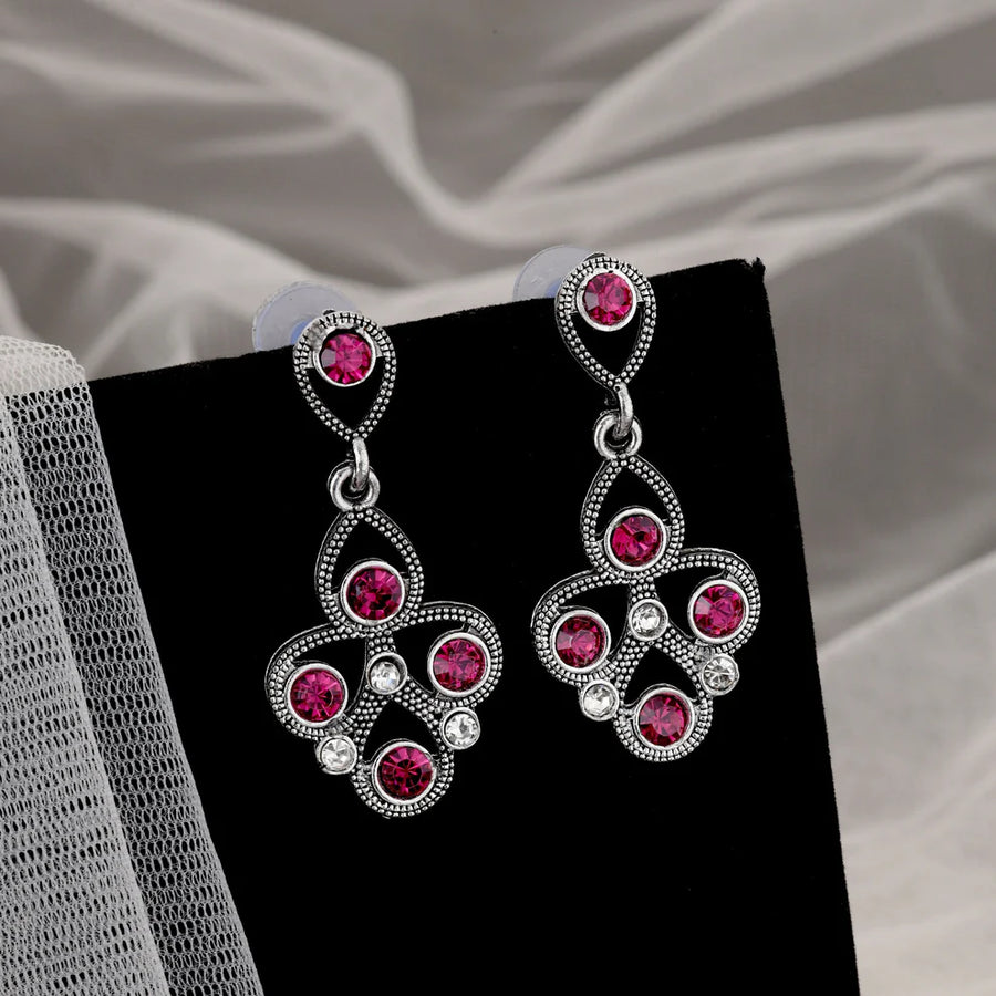 Antique Silver Necklace Set NVR-0128