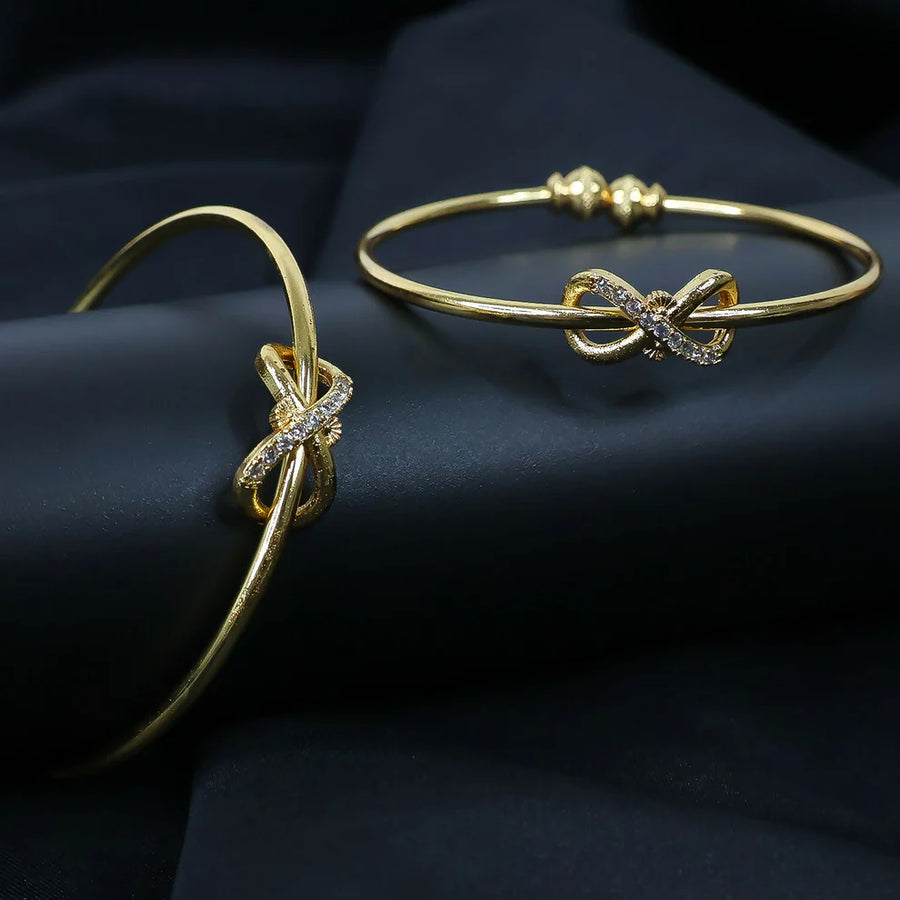 Elegant Gold Bangles NVR-0153