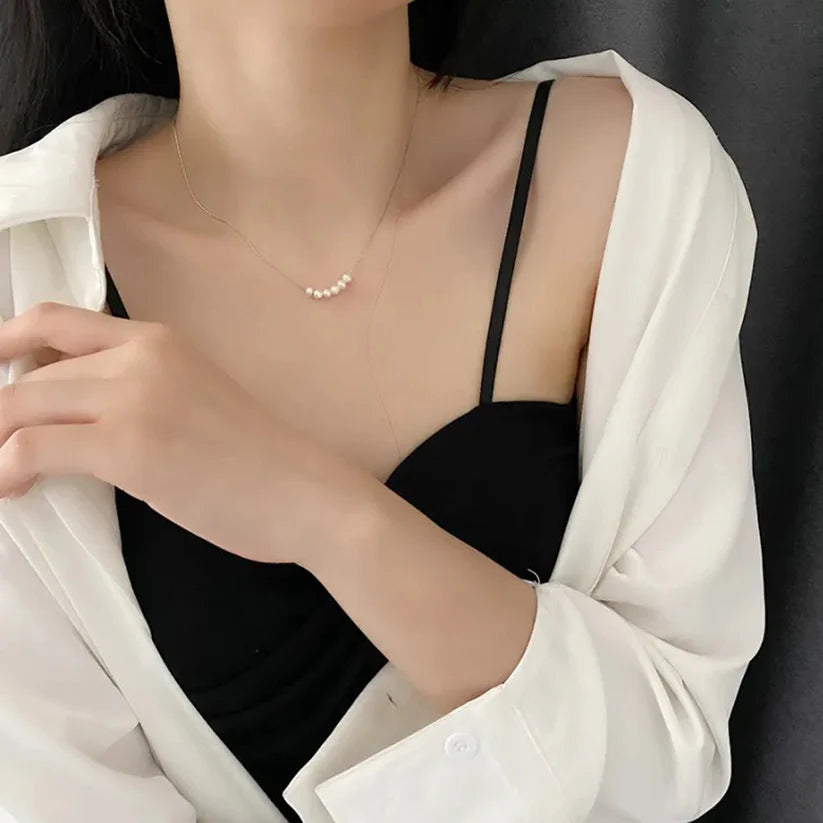 Pearl Pendant Necklace NVR-0255
