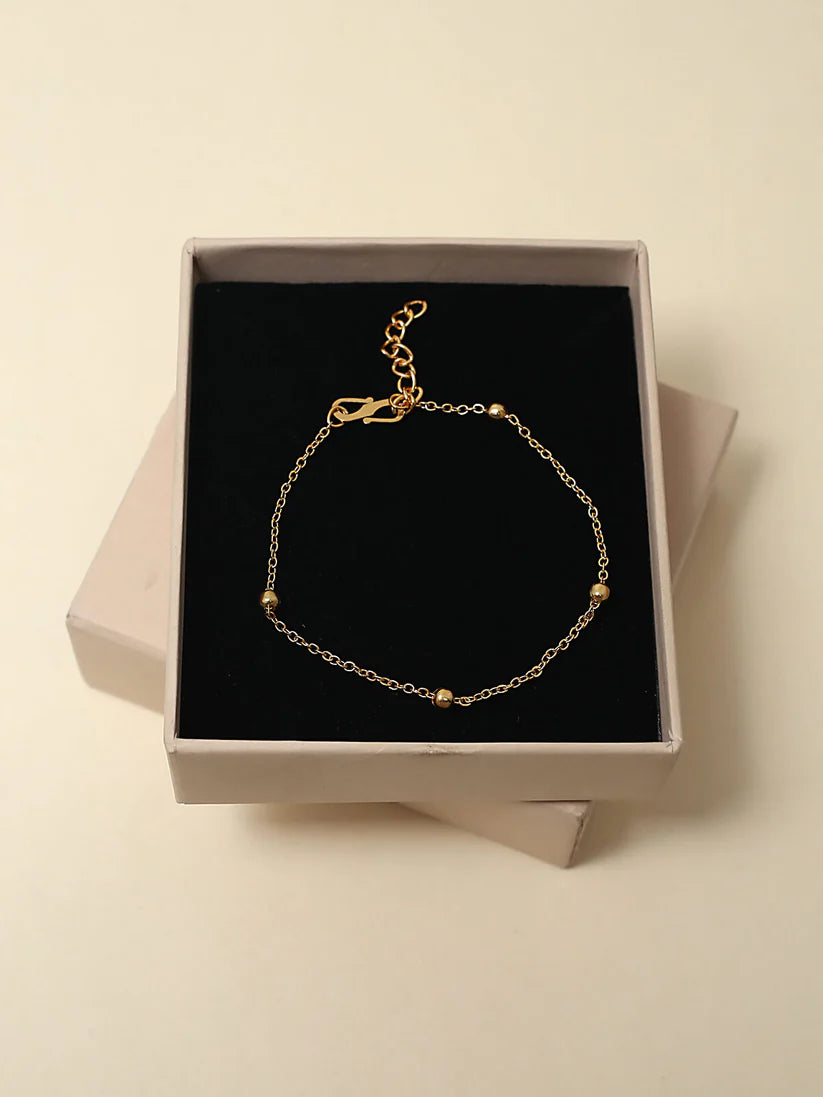Gold Chain Bracelet NVR-0294