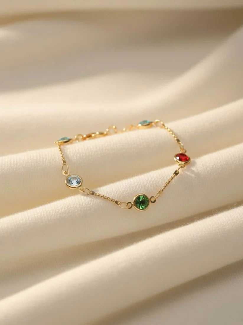 Multicolor Gemstone Bracelet NVR-0313