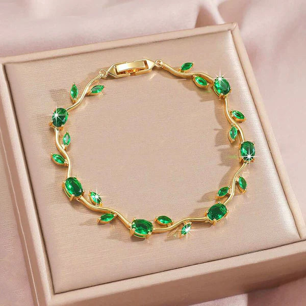 Emerald Garden Vine Bracelet NVR-0578