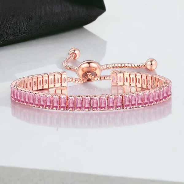 Pink Blush Tennis Bracelet NVR-0592