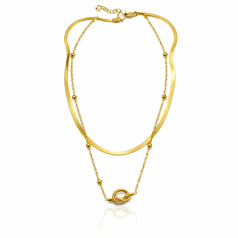 Infinite Connection Layered Necklace NVR-0470