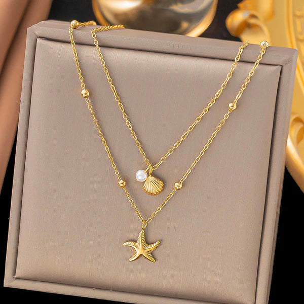 NAVIIRA Coastal Charm Necklace