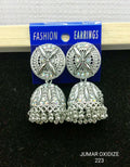 Oxidized Jhumka Earrings NVR-0015