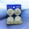 Oxidized Jhumka Earrings NVR-0015