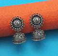 Antique Silver Jhumka Earrings Set NVR-0029