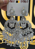 Traditional Kundan Chandbali Earrings NVR-0032