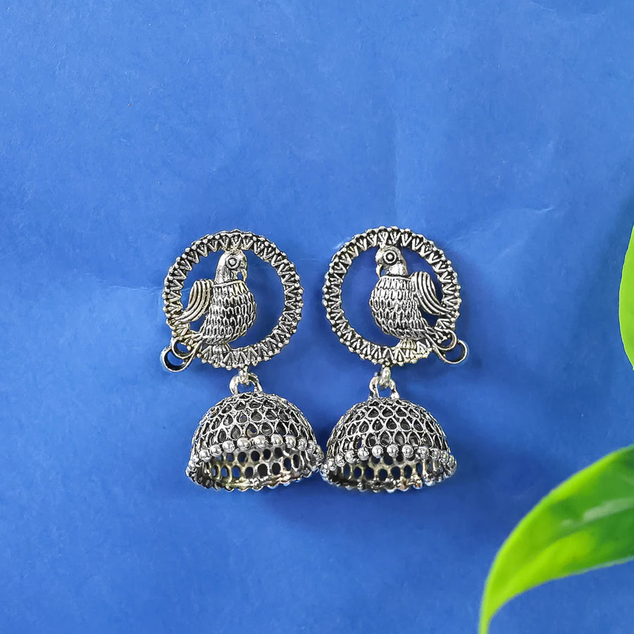 Antique Silver Earring Set of 3 NVR-0034