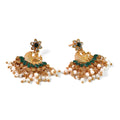 Peacock Design Earrings NVR-0037