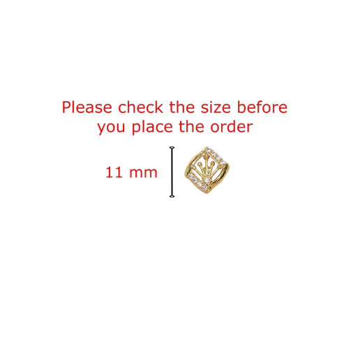 Elegant Gold-Plated Diamond Stud Earrings NVR-0045