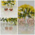 Elegant Stud Earrings Set NVR-0049