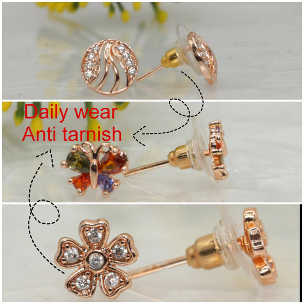 Elegant Stud Earrings Set NVR-0049