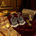 Traditional Chandbali Earrings NVR-0063