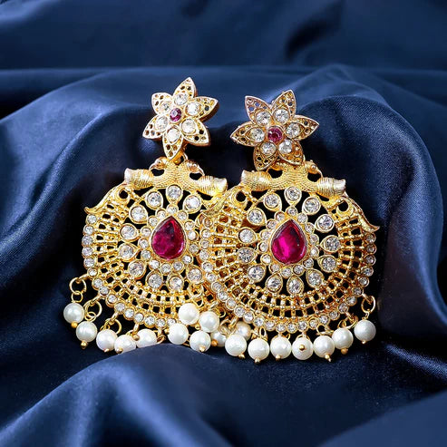 Traditional Kundan Earrings NVR-0067