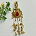 Traditional Gold Plated Chandbali Earrings NVR-0090