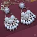Elegant Pearl Drop Earrings NVR-0095