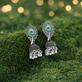 Peacock Feather Earrings NVR-0109