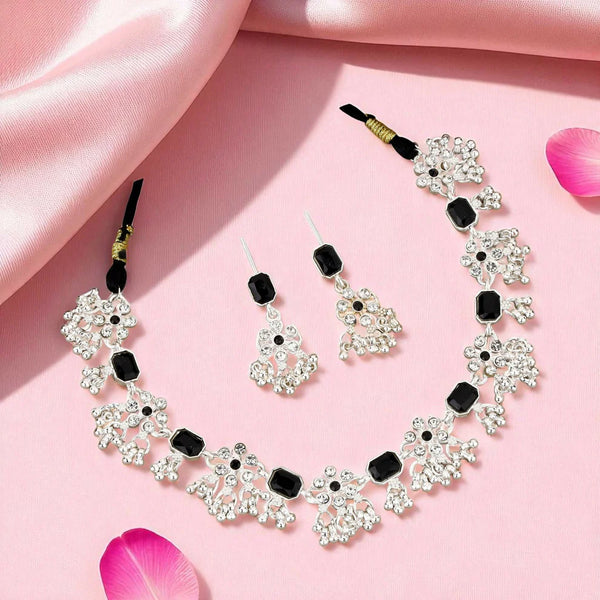 Elegant Floral Necklace Set NVR-0112