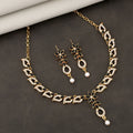 Elegant Gold Necklace Set NVR-0118