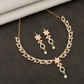 Elegant Floral Necklace Set NVR-0122