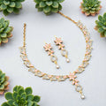 Elegant Floral Necklace Set NVR-0122