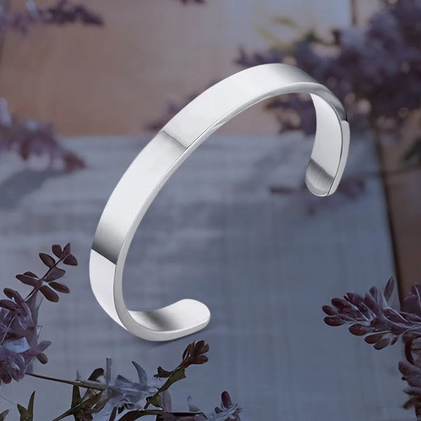 Classic Silver Adjustable Bracelet NVR-0151