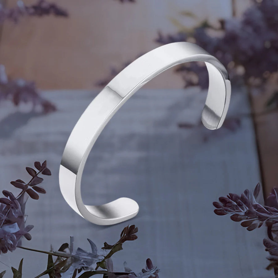 Classic Silver Adjustable Bracelet NVR-0151