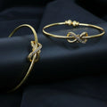 Elegant Gold Bangles NVR-0153