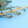Elegant Gold-Plated Bangles NVR-0154