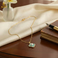 Elegant Pearl Floral Pendant Necklace NVR-0160