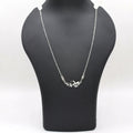Silver Butterfly Pendant Necklace NVR-0168