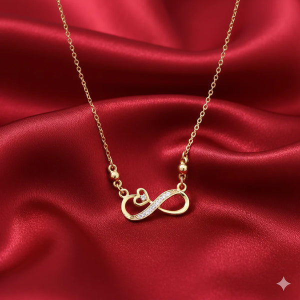 Infinity Heart Pendant Necklace NVR-0169