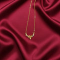 Gold Plated Pendant Necklace NVR-0180