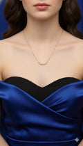 Gold Infinity Pendant Necklace NVR-0182