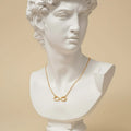Gold Infinity Pendant Necklace NVR-0233