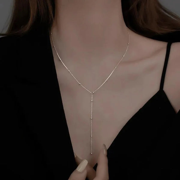 Elegant Gold Plated Chain Necklace NVR-0242