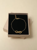 Infinity Symbol Gold Bracelet NVR-0292