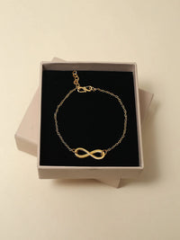 Infinity Symbol Gold Bracelet NVR-0292