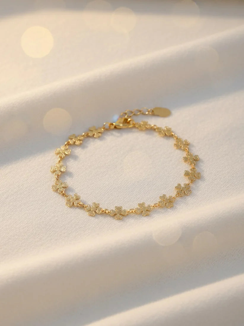Floral Gold Bracelet NVR-0298