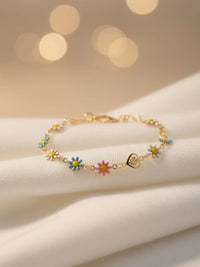 Floral Charm Bracelet NVR-0300
