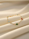 Multicolor Gemstone Bracelet NVR-0313