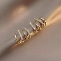 Gold Plated Zircon Ear Cuffs NVR-0367