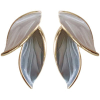 Elegant Leaf Stud Earrings NVR-0384