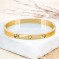 NAVIIRA Golden Love Spark Bracelet